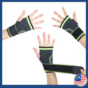Wrist Guard Palm Hand Thumb Support Glove 3D Breathable Splint Cycling Brace Fitness Sports Gym Sarung Tangan 护手掌护腕