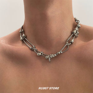 Metal Future Sense Heart Multi-Layer Snake Bones Chain Design Mens Necklace Girls Clavicle Chain Design Classy Sweater Chain