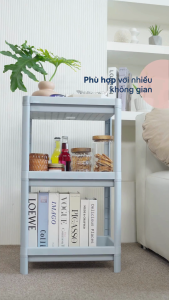 Inochi Tokyo 3-Tier Multi-functional Storage Rack – Modern Durable Organizer for Bathroom & Laundry Use