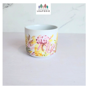 The Leaferie Posie plant pots. Ceramic flowerpot . flowerpots . flower pot . planter . planters