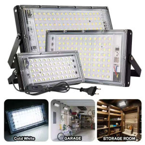 LED Floodlight 50W 100W AC 220V Outdoor Floodlight RGB Colourful Spotlight Outdoor IP65 Waterproof Led Spotlight for Garden