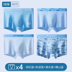 Antibacterial Pure Cotton Underwear for Teenage Boys Youth Development Period Students High School Junior High School Boys Briefs