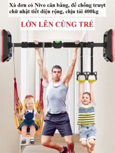 Tay nắm đu xà Vòng treo xà đơn cho bé vận động tăng chiều cao chống gù lưng (1 Đôi)