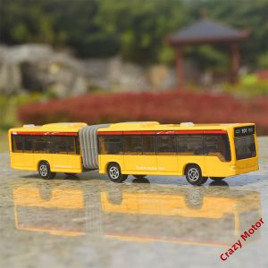 Alloy Metal Bus Model Car Decoration Toy Gift for Men BRT Rapid Bus Double Section Static Model Collectible Toys from China