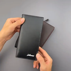 Dompet Panjang Lelaki Berbutang Zip Dompet Panjang untuk Lelaki dan Wanita