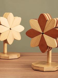 HUIJINGYUN | Heat Resistant and High Temperature Insulation Pad Bamboo Wood Foldable