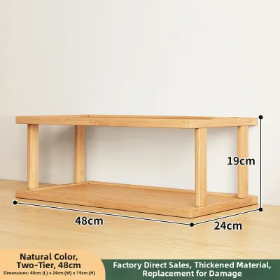 Desktop Multi-layer Storage Rack Office Desk Bookshelf Home Study Kitchen Countertop Small Shelf Organizer Modern Simple Style