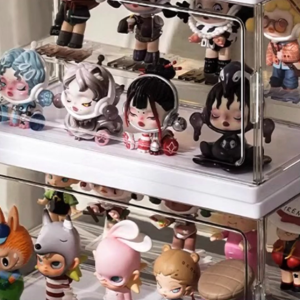 กล่องใส่โมเดล ตู้โชว์ตุ๊กตา ตู้โชว์โมเดล สามารถวางซ้อนกันได้ ทนฝุ่นและน้ำ ตัวเลือกขนาดหลายขนาด การแสดงโมเดล