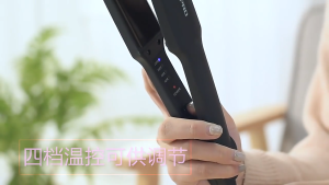 [Malaysia Stock]2in1 KM-329 Flat Hair Straightener And Hair Curler 10 Saat Fast Heating 4 Gear Temperature Control