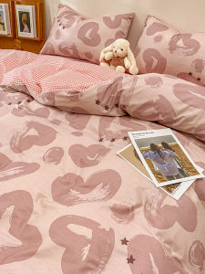 Kiss Dear | Scandinavian Style Cotton Bed Sheet Set 3pcs