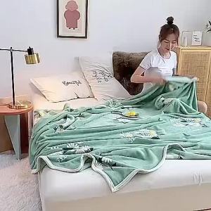 Selimut Bulu Halus Ukuran KING 180x200 Motif Keren Termurah Asriyasashii Berkualitas