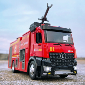 JIADUWANJU | Spray Water Fire Truck Model 1/24