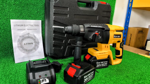 CAG-320 KAR98K 20V 3-MORE CORLESS HAMMER DRILL WITH 2pc 4.0Ah Battery & Chargers - KAR-3203