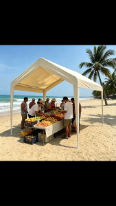 Gazebo Tent Camping Tent Heavy Duty Outdoor Khemah Night Market Canopy Car Tent Pasar Malam Waterproof UV Full Set