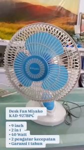 Kipas Angin Meja 9 Inch MIYAKO KAD-927BPC