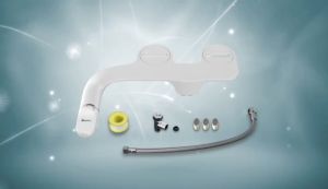 Atalawa AW5650 Non Electric Bidet Toilet Seat Attachment Ultra Thin with Dual Nozzle Sprayer - Rear & Feminine Wash - Fresh Water Spray