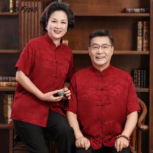 HUMG FENG | Elderly Tang Suit Couples Wedding Attire