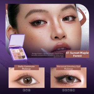 MEISHI | Lightweight Easy-to-Blend Highlight Contour Eyeshadow Palette