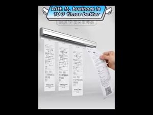 No drilling needed SBSLA Ticket Holder Tab Grabber Bill Receipt Check Holder Kitchen Bar Bill Organizer Decor Menu Keeping Folder Tool Kitchen clip single device inserter takeaway hanging single menu splint card single row single document clip