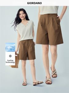 Giordano | Cooling Loose High Waist Commuter Shorts