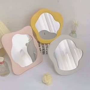 Aesthetic Portable Mirror | Cermin Pinterest Lipat Portable Beauty Mirror Kaca Rias Make Up