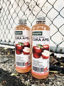 Cuka Apel Aplle Cider Vinegar With Mother 500 ml / Cuka apel asli original untuk obat Cuka apel vinegar with mother untuk diminum