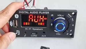 KEBIDU | Mạch Khuếch Đại KEBIDU 100W Bluetooth 5.0 Bộ Giải Mã MP3 WAV Module Âm Thanh Xe Hơi Với Màn Hình LED Hỗ Trợ Mic TF FM USB Để Phát Lại MP3 WAV