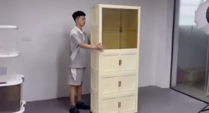 ตู้เสื้อผ้า ตู้เสื้อผ้าพับ ตู้เสื้อผ้าเด็ก 68cm ตู้เก็บของ ความจุสูง ตู้เสื้อผ้ามีลิ้นชัก สไตล์โมเดิร์น พร้อมล้อเลื่อน ไม่มีกลิ่นปลอดสารพิษ ตู้เก็บของ ติดตั้งง่าย ประตูคู่ ตู้อเนกประสงค์ ล้อหมุนถอดออกได้ การออกแบบคลิปแม่เหล็ก หยัดพื้นที่