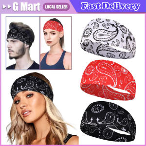 New Portable Absorbing Sweat Fitness Sweat Guide Sweatproof Elastic Running Headband Antiperspirant Band