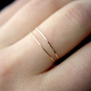 Thin Stainless Steel Couple Rings For Women Mens Fashion Classic Lover Finger Jewelry Birthday gifts