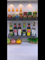 Punch-free Wall-mounted Bathroom Organizer Storage Rack Shampoo Holder Kitchen Spice Rack Waterproof. 