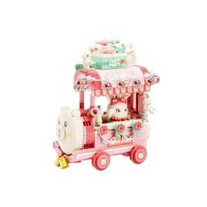 WONDER MOON | Creative Train and Street Scene Miniature Building Blocks Toy for Girls