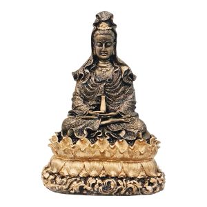 เจ้าแม่กวนอิม พระโพธิสัตว์กวนอิม แร่เหล็กน้ำพี้ หน้าตัก 5 นิ้ว สูง 11 นิ้ว เสริมเมตตา โชคลาภ คุ้มครองจากบ่อเหล็กน้ำพี้