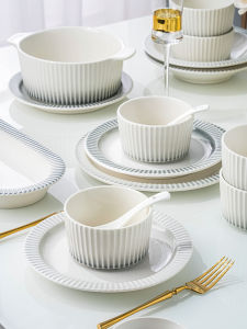 mornenjoy | Elegant Glazed Tableware Set
