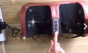 Electric Shiatsu Kneading Foot Calf Leg Plantar Massager Rolling Massage Machine