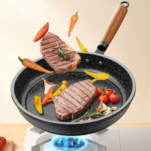 Frying Pan Wok Pan Non-Stick Pan 30/24/26/28cm with cover Household Induction Gas Stove Universal Pot Cooking Steak Pancake Pan