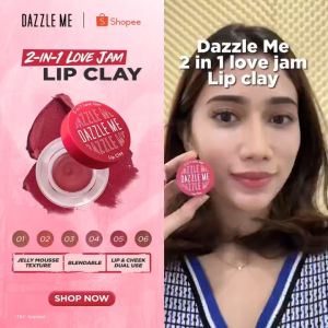 LADY LOOK | Dazzle Me 2 in 1 Love Jam Lip Clay