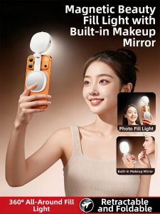 Jipingfan | Portable Selfie Lighting LED Ring Light Magnetic Attachment