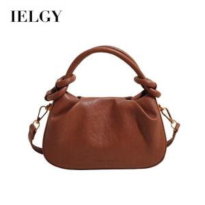 Ielgy túi xách phong cách Hàn Quốc chéo xếp li cao cấp dễ phối túi xách cột đầu hình há cảo mùa thu đông