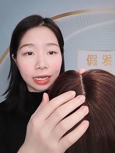 13x14cm 100% Human Hair Piece Black And Dark Brown Hair Topper Hair Replacement Cover White Hair Breathable And Lightweight Wig Increase Hair Volume For Woman