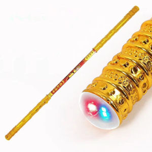Đạo Cụ Biểu Diễn Sáng Tạo Cho Trẻ Em Búa Vàng Có Thể Mở Rộng Tự Động Phản Ứng Với Ánh Sáng Bằng Thép Không Gỉ Trò Chơi Truyền Thống Tây Du Ký