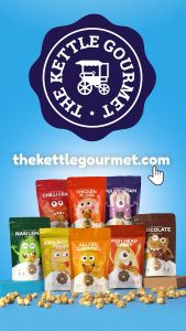 The Kettle Gourmet Air-Popped Popcorn – Made with Premium Butter