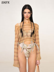 SMFK | Desert Stripe Waste Land Aesthetic Retro Sweater