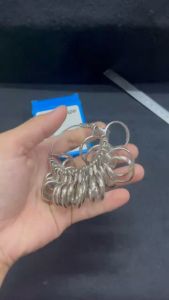 Sâu ni do nhẫn Inox loại tốt chuẩn size - Dụng Cụ Đo Vòng Nhẫn 0-13mm Chuyên Nghiệp