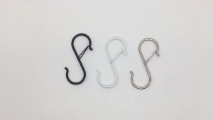 10PCS Hanging S Hooks With Safety Buckle Sturdy S Shaped Closet Hook Metal Kitchen Utensils Hooks