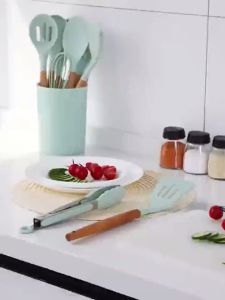 12 In 1 Set Peralatan Dapur Masak Silicon Plus Tempat Penyimpanan 49AA70