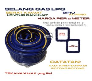 selang gas propiller 5 lapis harga 2 meter