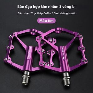 West Biking | WEST BIKING Bàn Đạp Xe Đạp Siêu Nhẹ 3 Ổ Bi Hợp Kim Nhôm Mở Rộng Bàn Đạp Chống Trượt Cho Xe Đạp Đường Trường MTB Nặng 257g