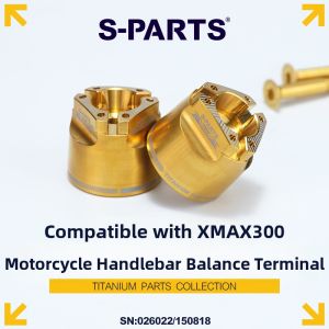 s-parts | Titanium Balance Ends for Motorcycle Handlebars