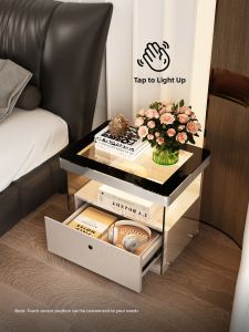 Smart Lockable Multifunction Nightstand